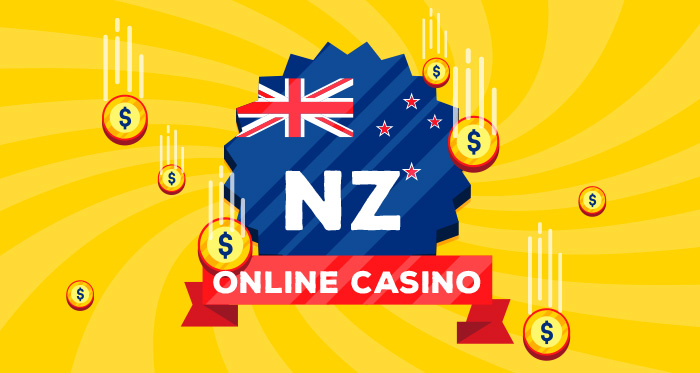 NZ flag online casino with coins